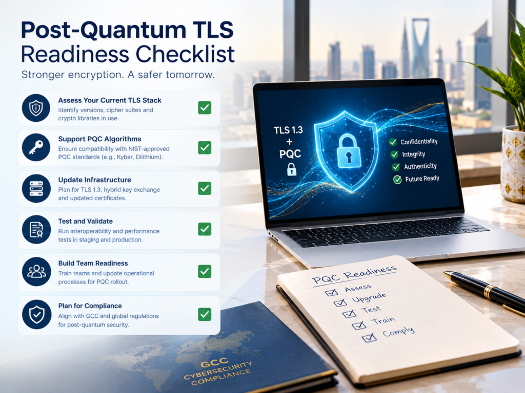 Post-quantum TLS readiness process for GCC website infrastructure.