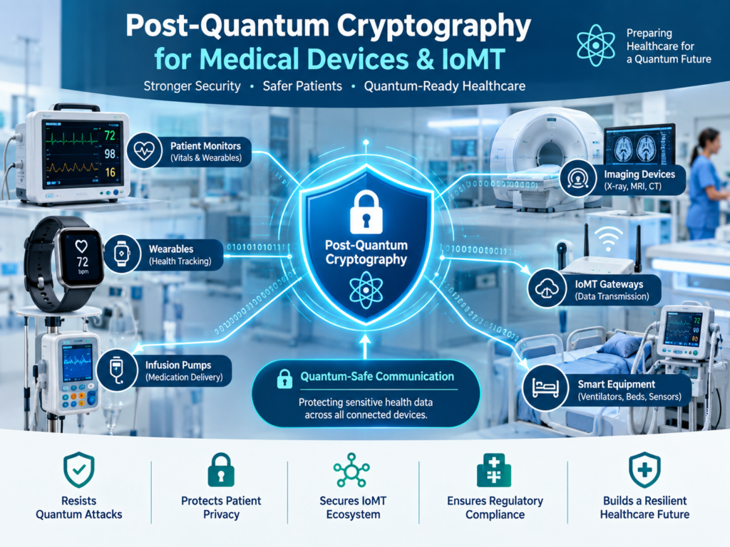 Post-quantum cryptography for healthcare medical devices and IoMT security