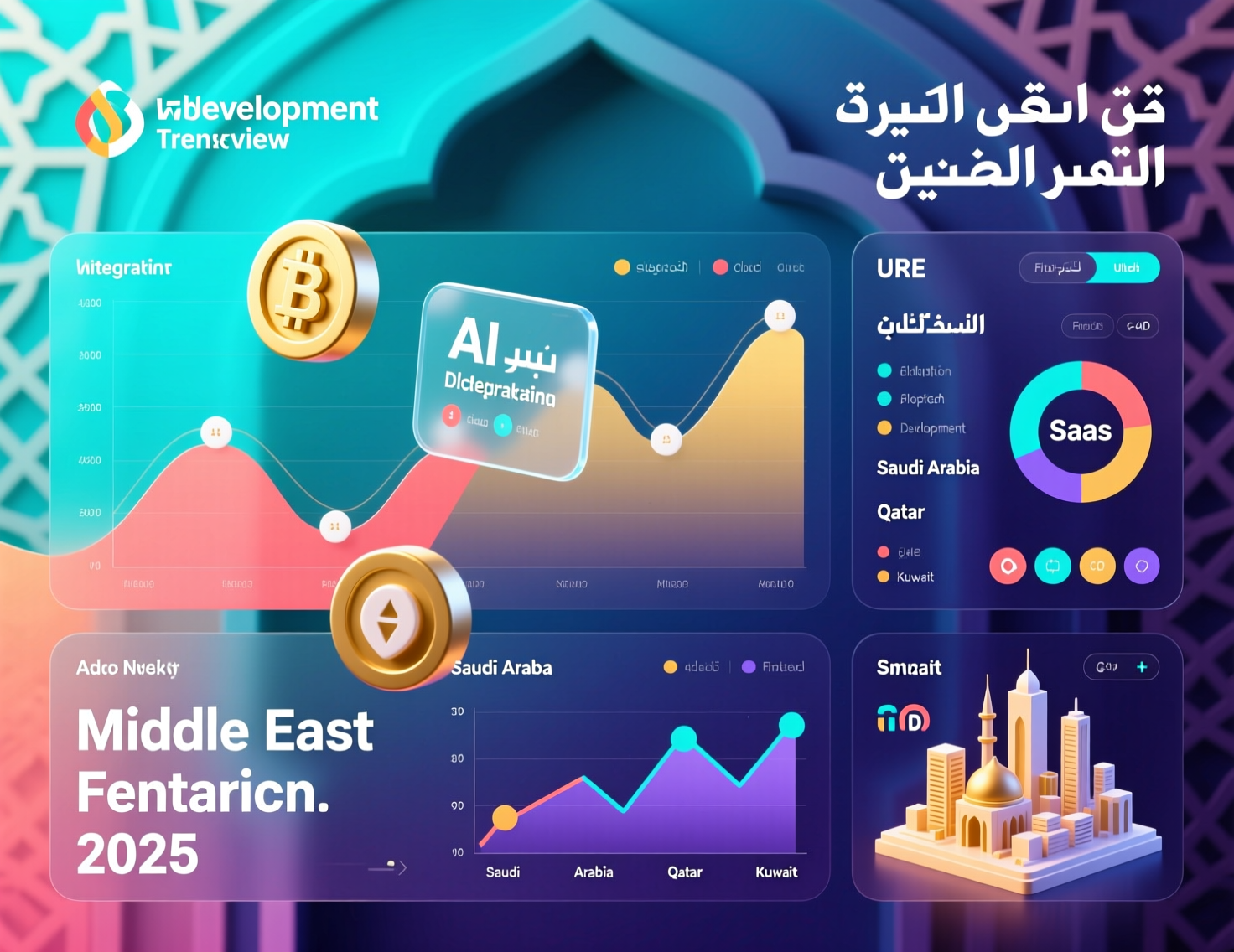 Web development trends in the Middle East dashboard for GCC digital teams