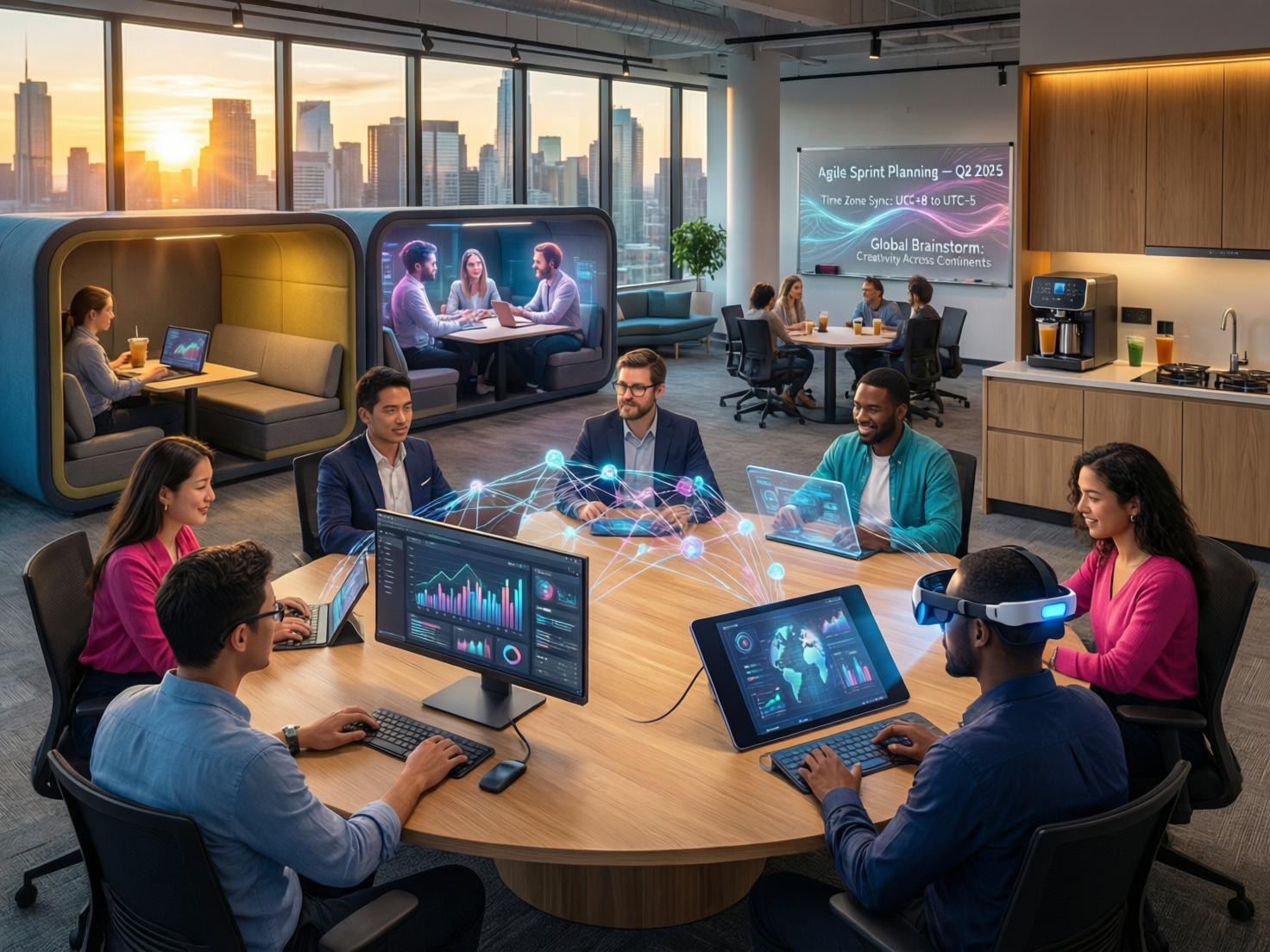 Future of remote and hybrid work for global teams in the US, UK and Europe in 2025