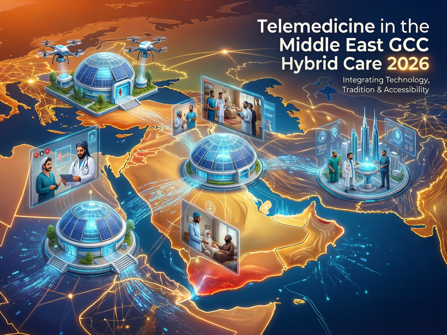 Telemedicine in the Middle East hybrid care model in GCC hospitals