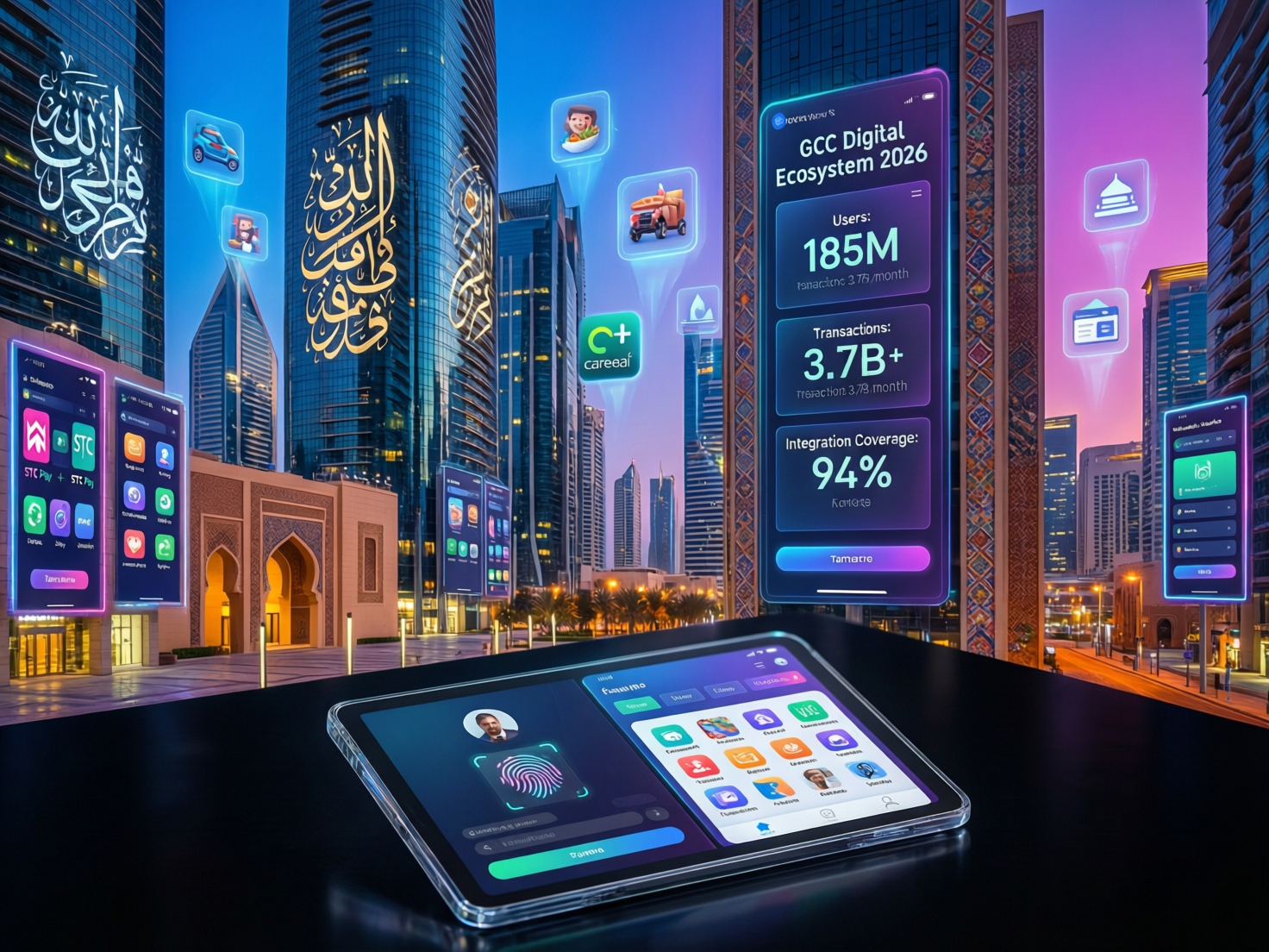 Overview of super apps in the Middle East across Riyadh, Dubai and Doha