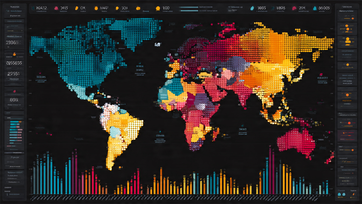 Diversity in tech 2025 global stats dashboard showing gender gaps in US, UK, Germany and EU.