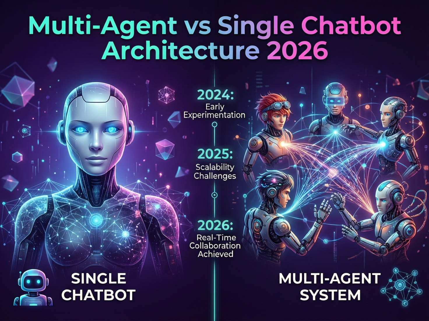 : Multi agent vs single chatbot architecture comparison for enterprises in 2026
