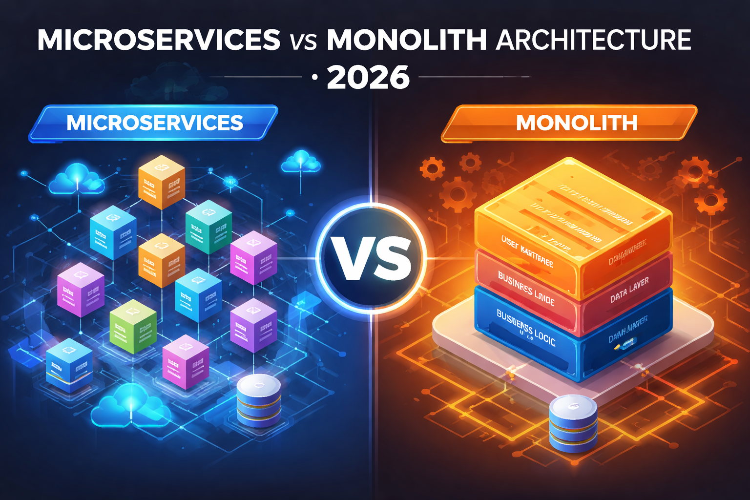 Microservices vs monolith architecture comparison for SaaS teams in 2026