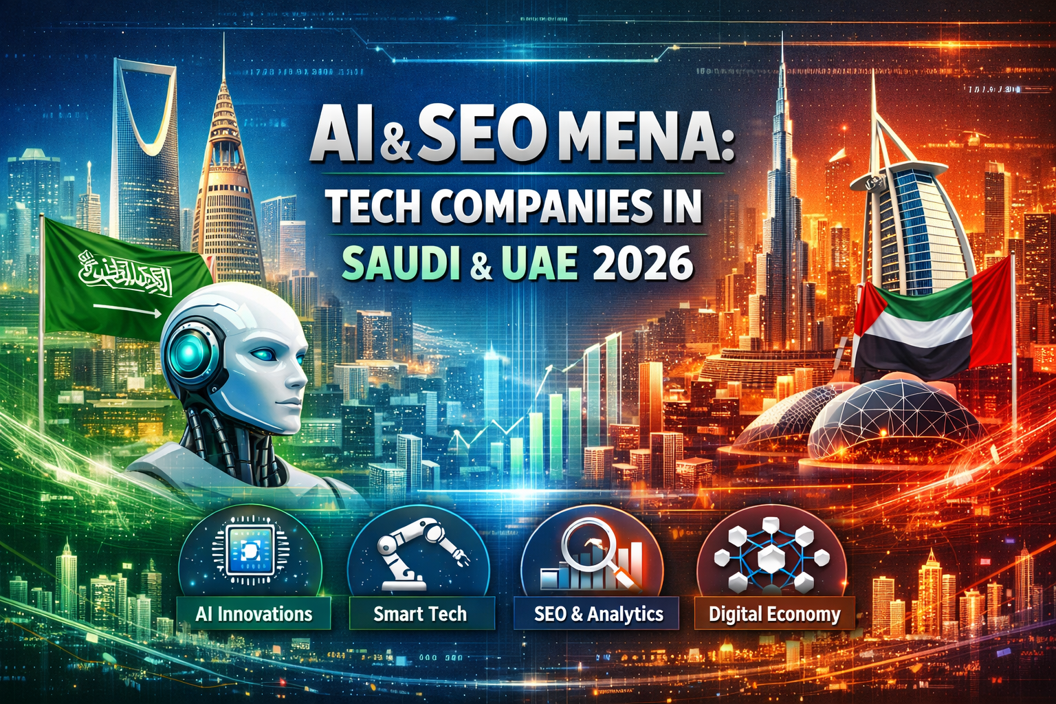 AI SEO for MENA tech companies in Saudi Arabia and UAE visual strategy map