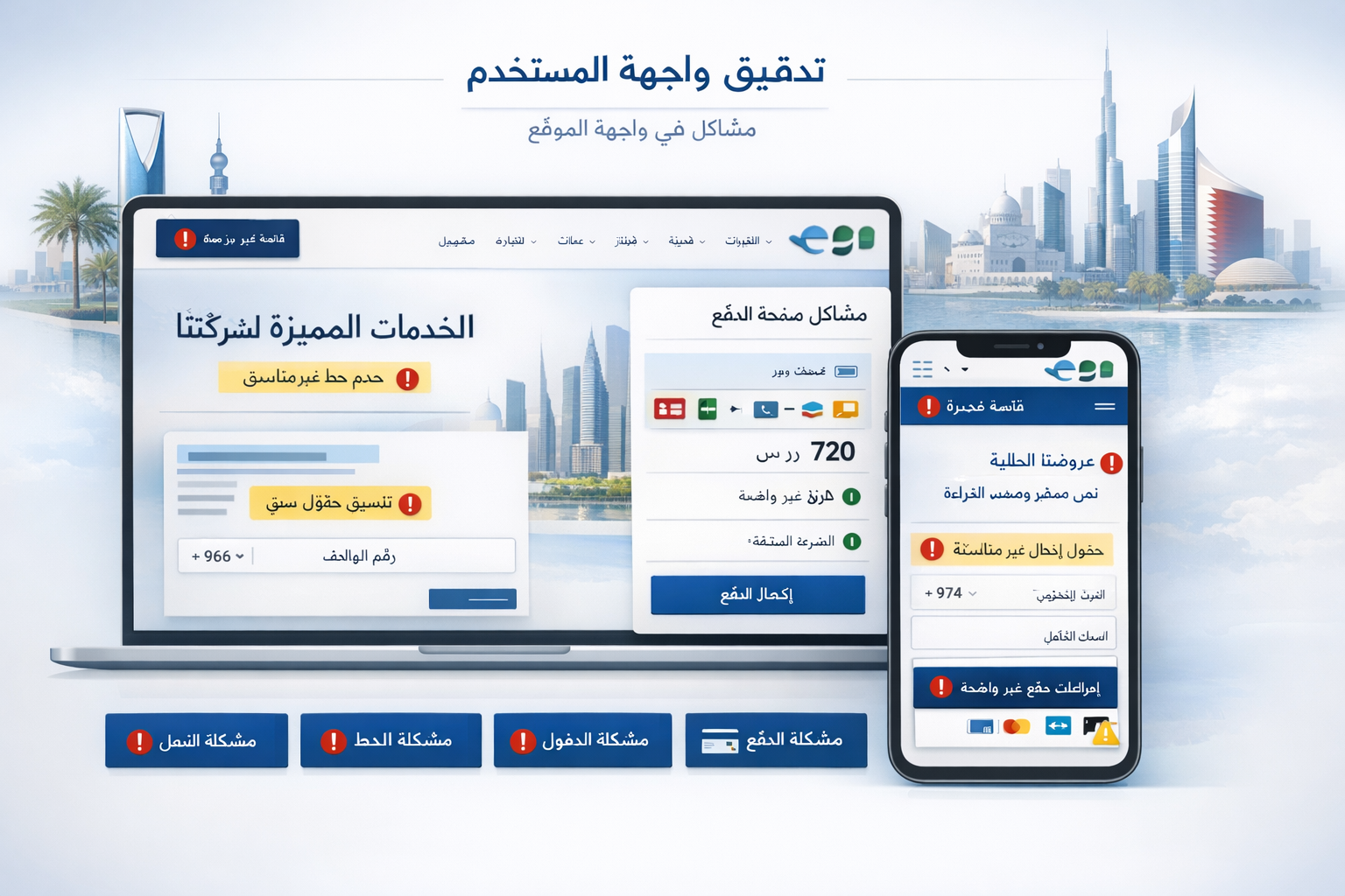 Arabic UX design mistakes affecting GCC website conversions