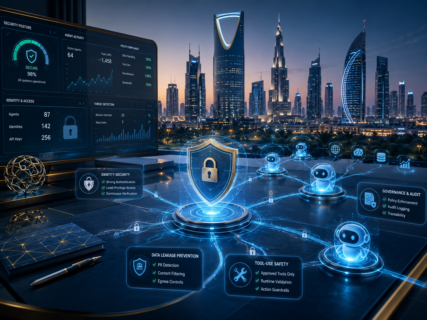Agentic AI security framework for GCC enterprises in Saudi, UAE, and Qatar