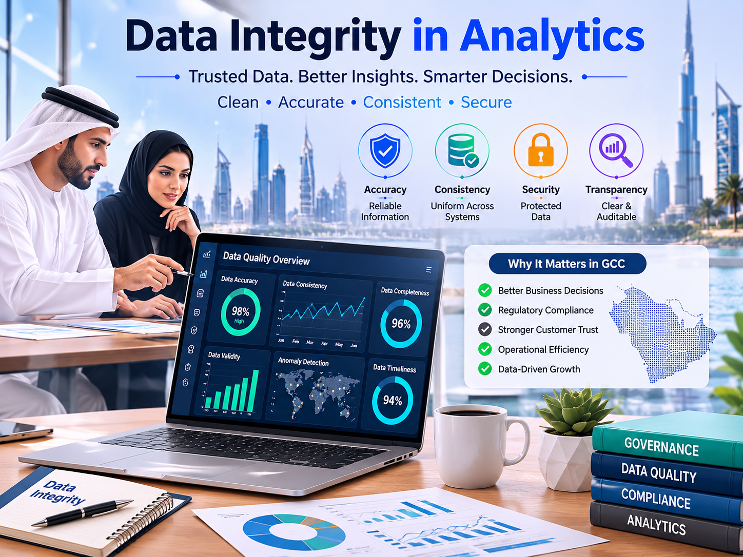 Data integrity in analytics framework for GCC organizations
