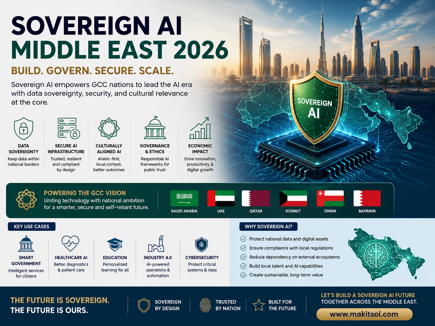 Sovereign AI Middle East ecosystem across Saudi Arabia, UAE and Qatar Placement: Below the introduction