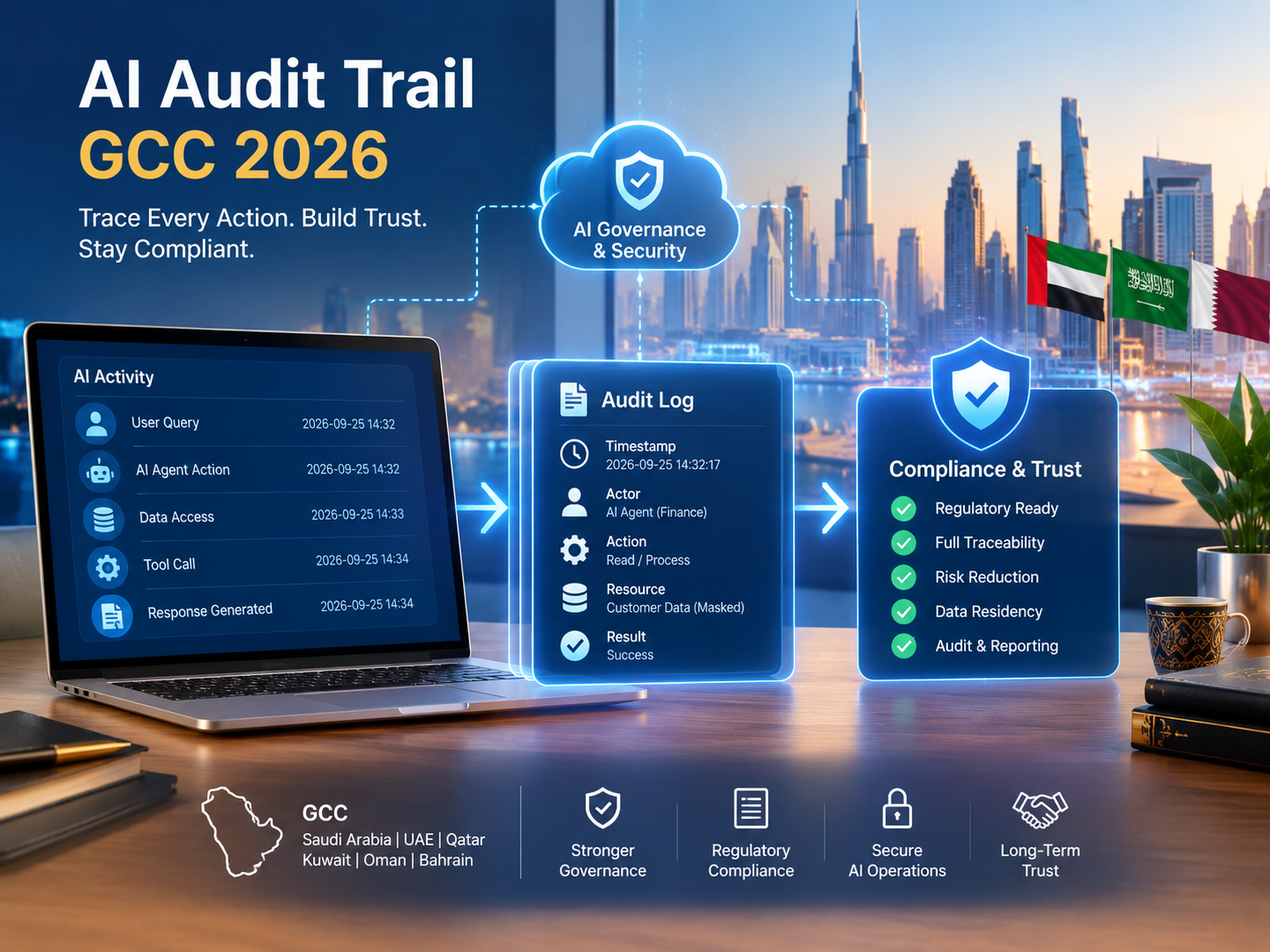AI audit trail framework for GCC businesses in 2026