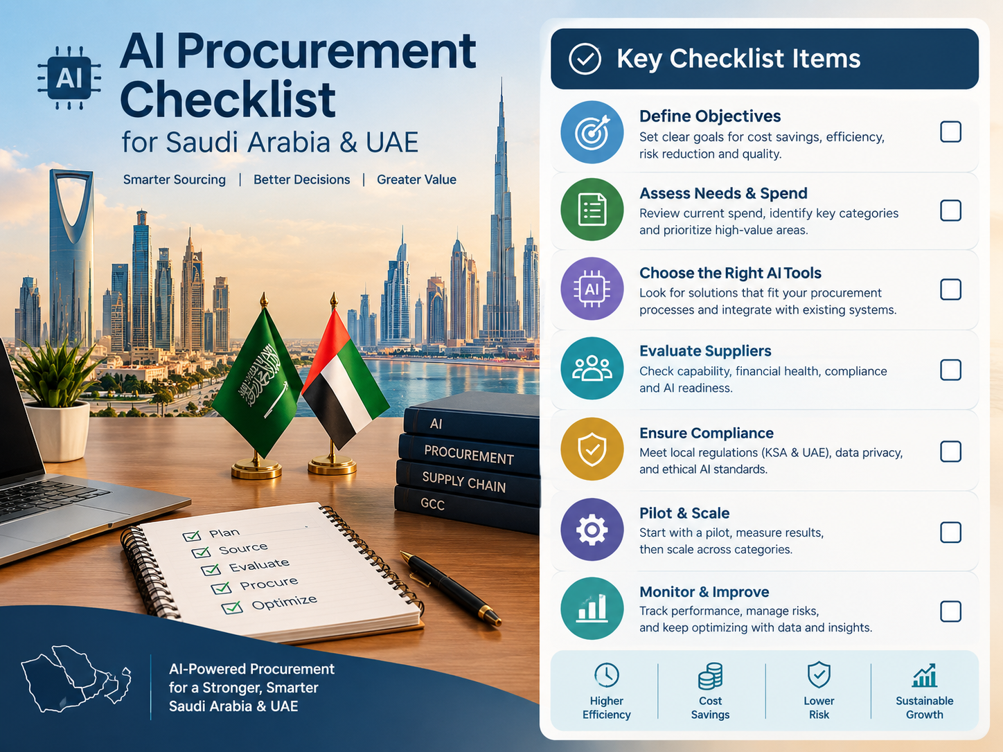 AI procurement checklist for Saudi and UAE enterprises