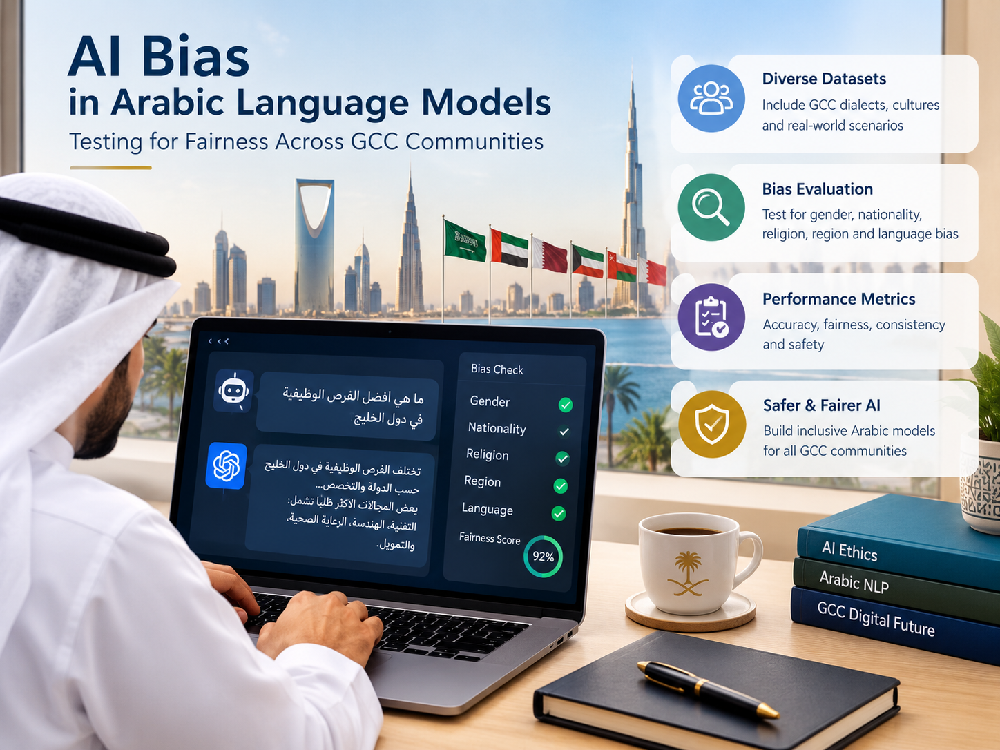 AI bias in Arabic language models testing framework for GCC businesses