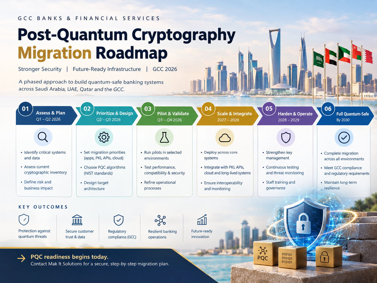 Post-Quantum Cryptography Migration Roadmap for GCC government IT infrastructure